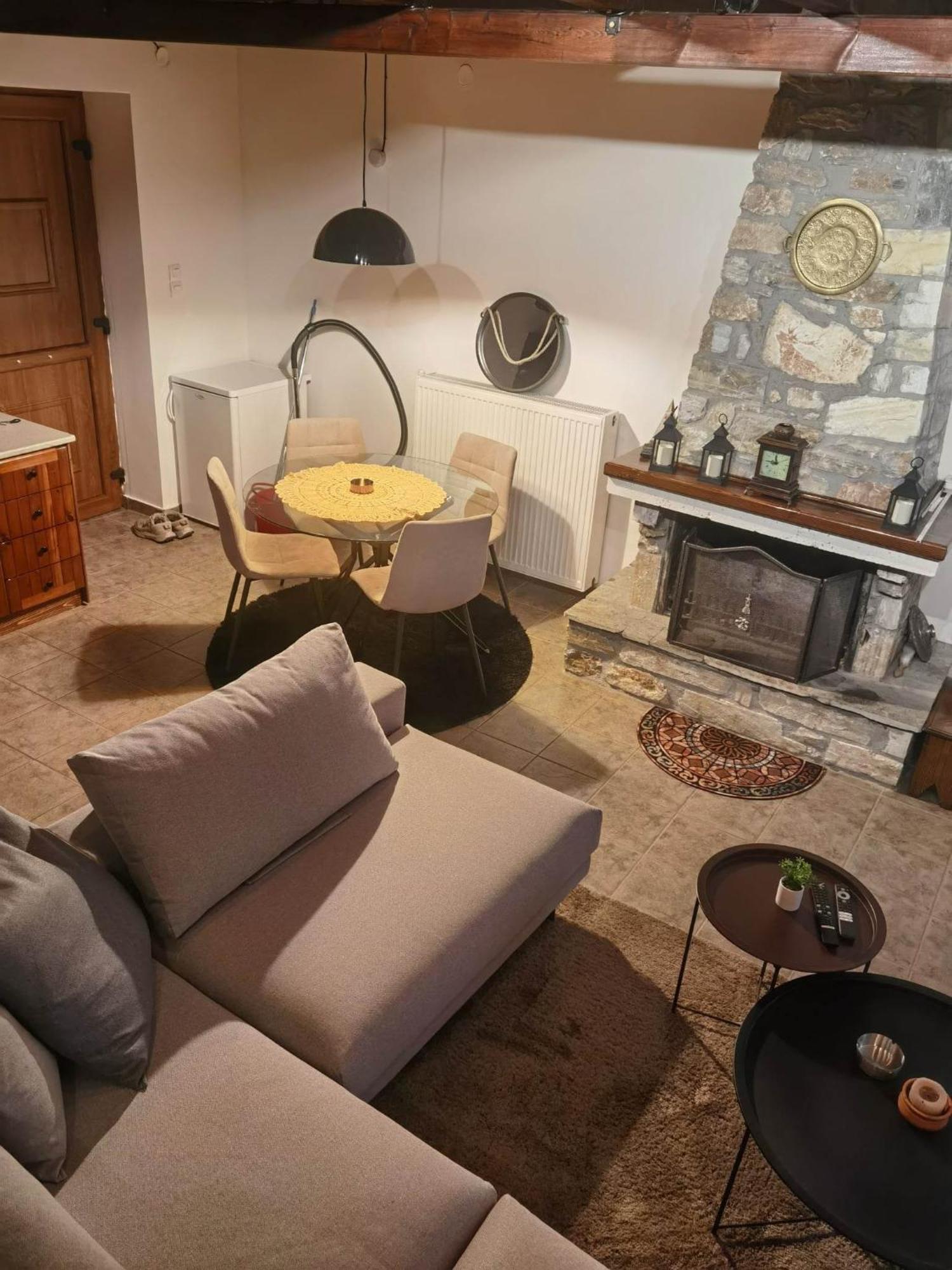 Traditional Stone Cottage In Palio Elatohori מראה חיצוני תמונה